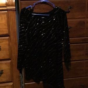 Woman’s Top with Silver sparkle design. Size 18/20